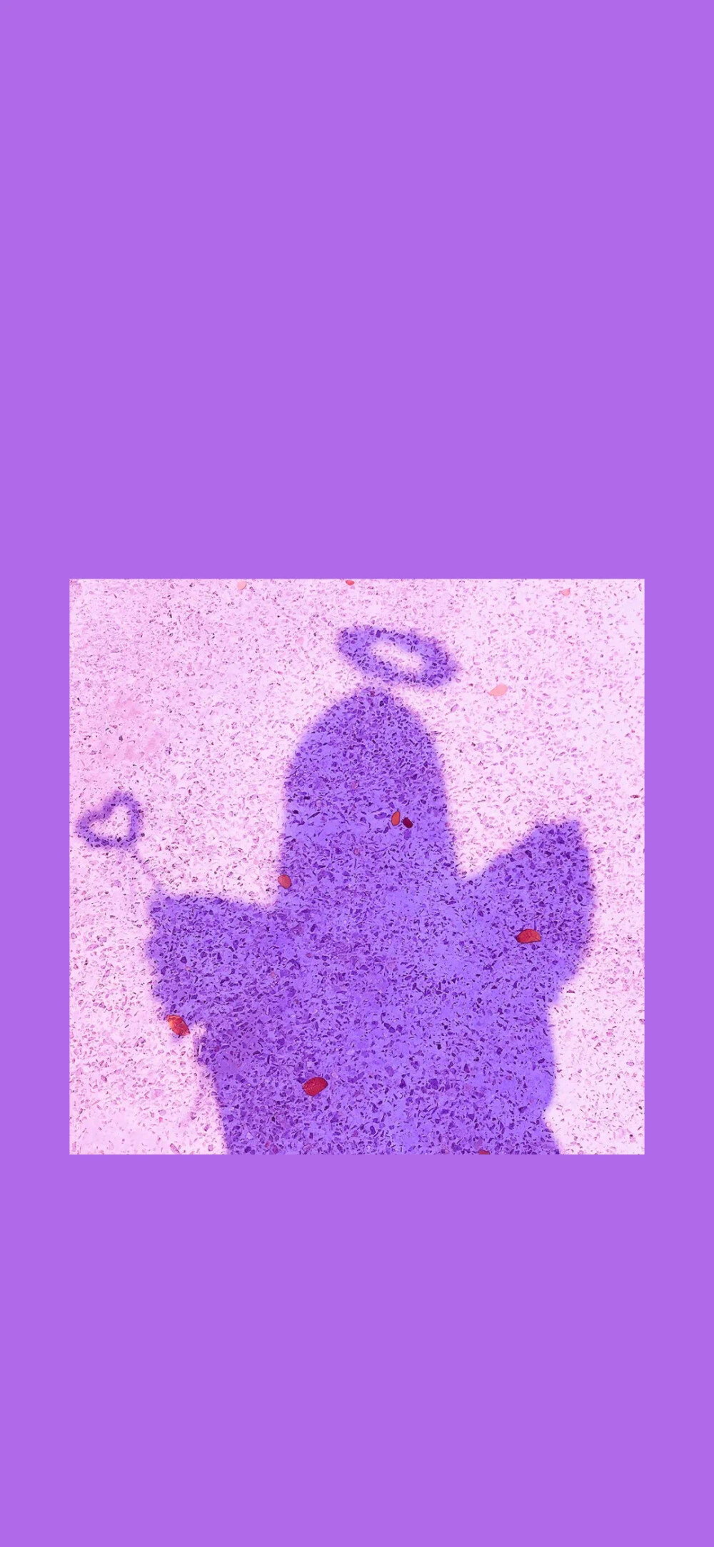 手机壁纸紫色系原宿图片