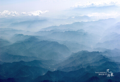 高山云层 犹如仙境