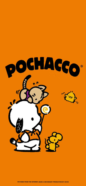 iPhone全面屏壁纸 卡通系列 sanrio 帕恰狗 一颗酸苹果的壁纸集