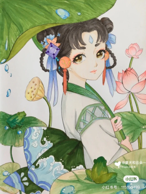 彩铅动漫