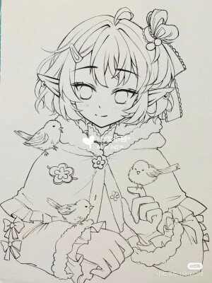 彩铅动漫