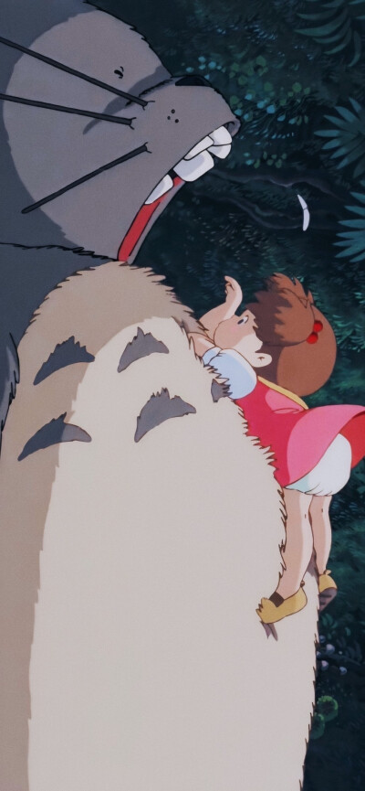 「 最远的旅行，是从自己的身体到自己的心，是从一个人的心到另一个人的心 」
- 龙猫
- となりのトトロ（1988）
吉卜力动画/宫崎骏系列/壁纸/横屏