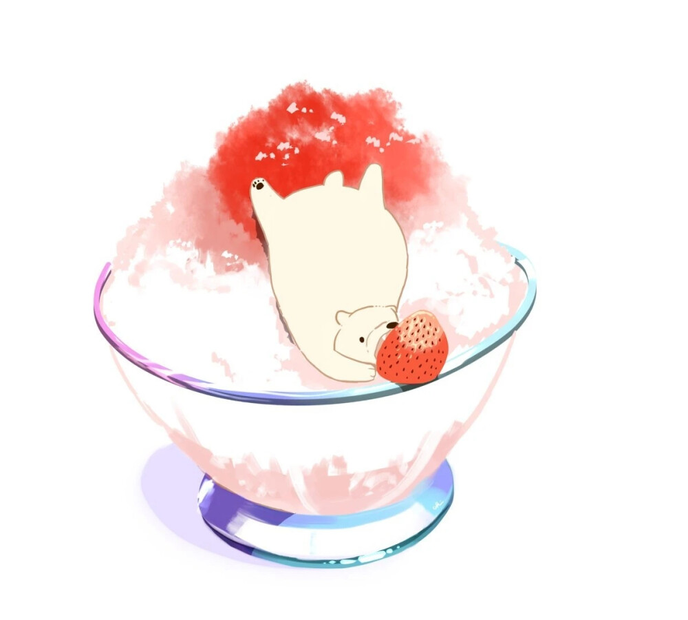 壁纸｜冰饮插画
画师：チャイ