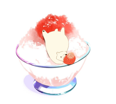 壁纸｜冰饮插画
画师：チャイ
