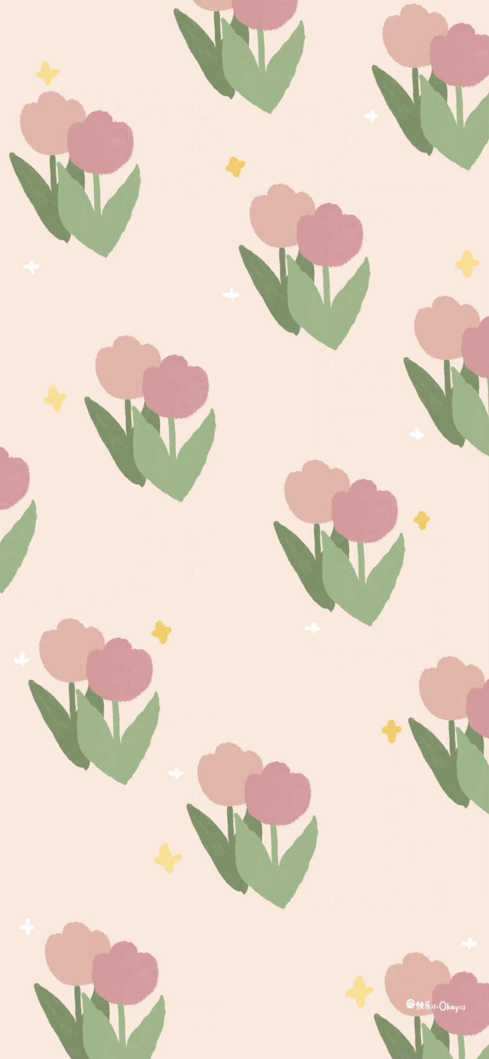 ▸郁金香壁纸
"粉粉嫩嫩"