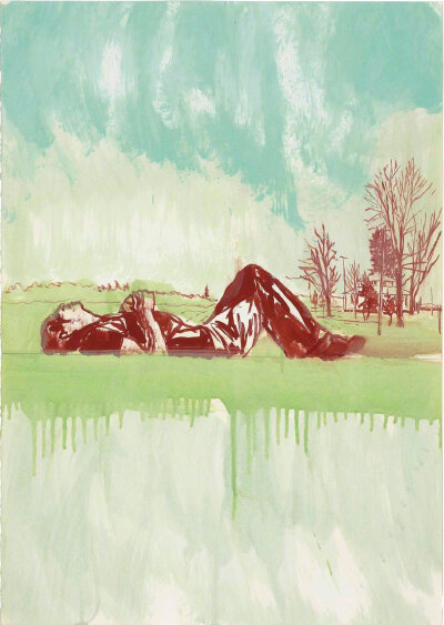 孤独童年之梦。作者：Peter Doig ​