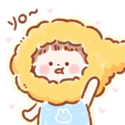 闺蜜头像可爱卡通手绘动漫双人三人