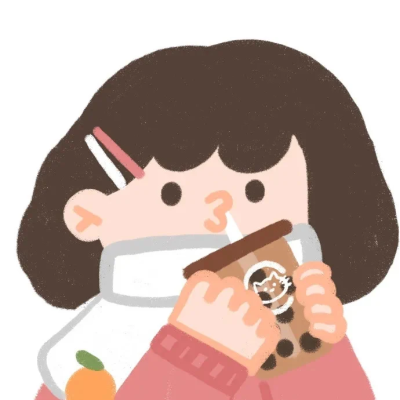 闺蜜头像可爱卡通手绘动漫双人三人