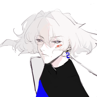 光遇动漫头像#平菇#公主头#白鸟 画师：一碗柳褚