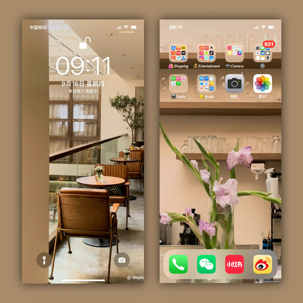 ins小众壁纸套图