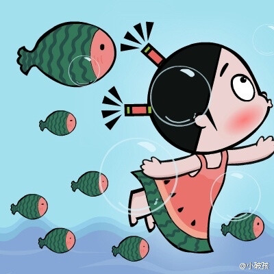 小破孩情侣头像