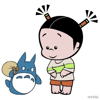 小破孩情侣头像