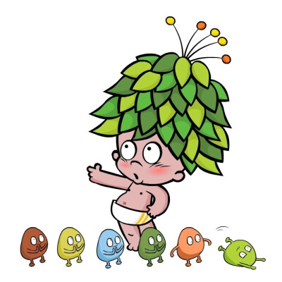 小破孩情侣头像