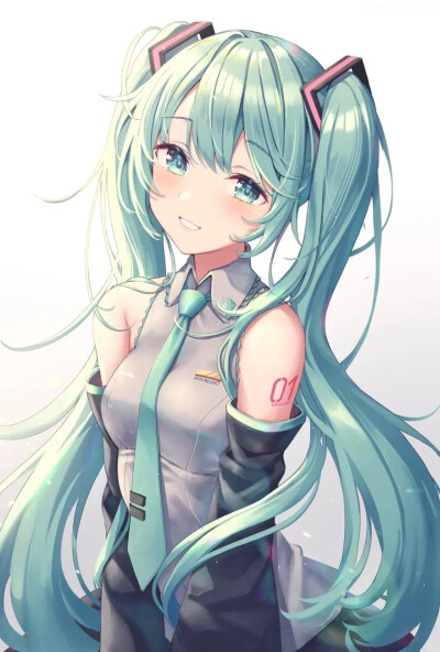 初音壁纸，又是一个可可爱爱吖～