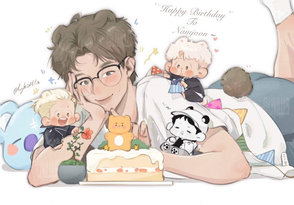 金南俊手绘,搜图不易，留图请点赞，专辑内所有图片均有才阿米所绘，我只是图片搬运工，只留作欣赏