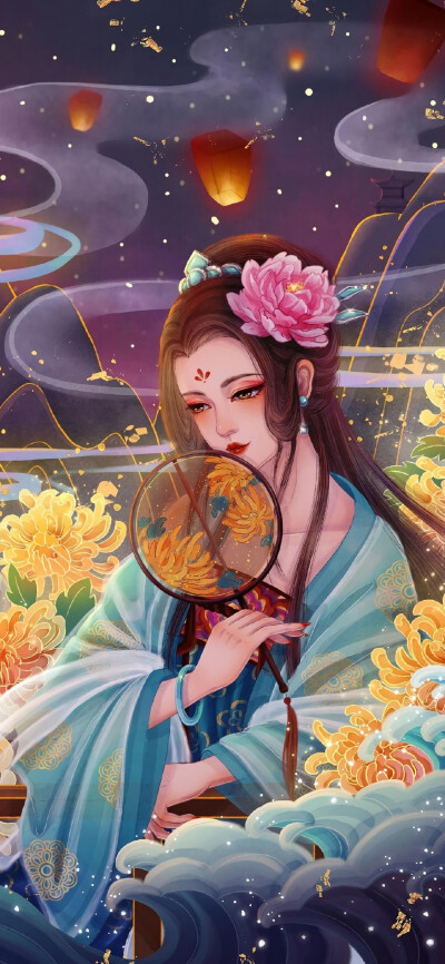 每逢佳节倍思亲 中秋
画师未知