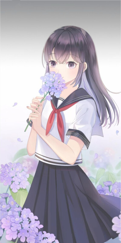 绣球花少女