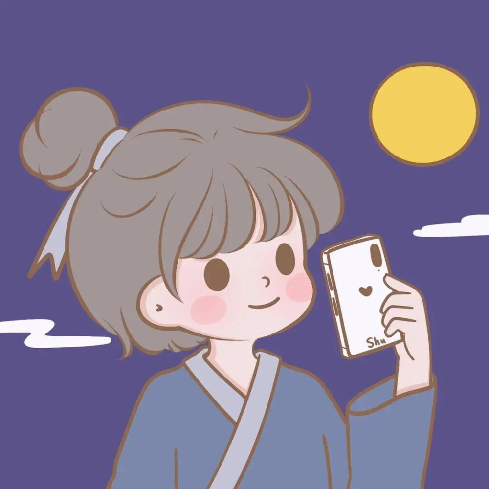 手绘头像｜手绘情头
画师 ：小希与阿树