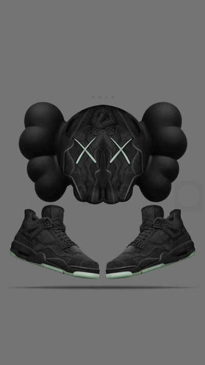 KAWS公仔联名Air Jordan 4 X Kaws 