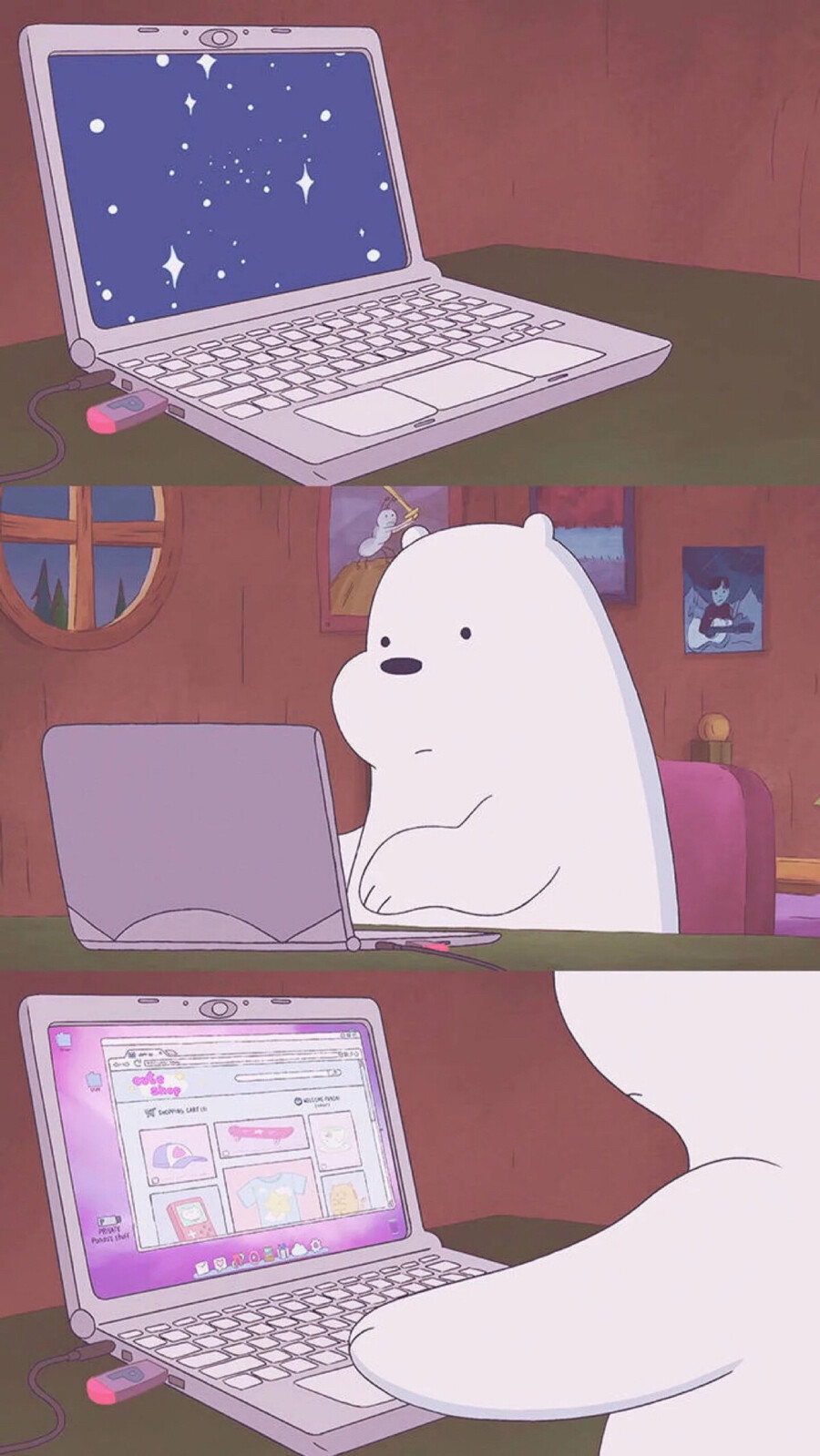 ✆ 截图拼接｜美国动画｜咱们裸熊 ( We Bare Bears )