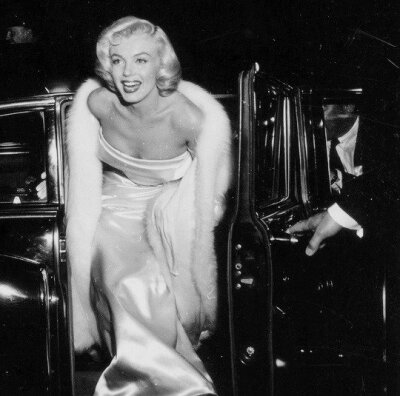 Marilyn Monroe at the premiere of Call Me Madam, 1953 ​​​