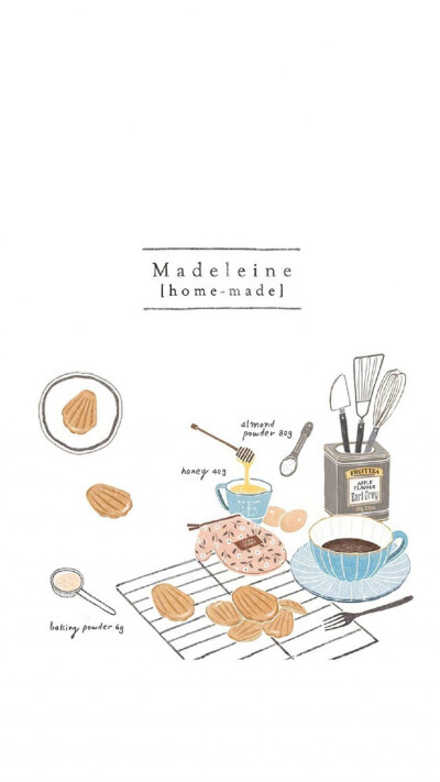 清新简约插画手绘