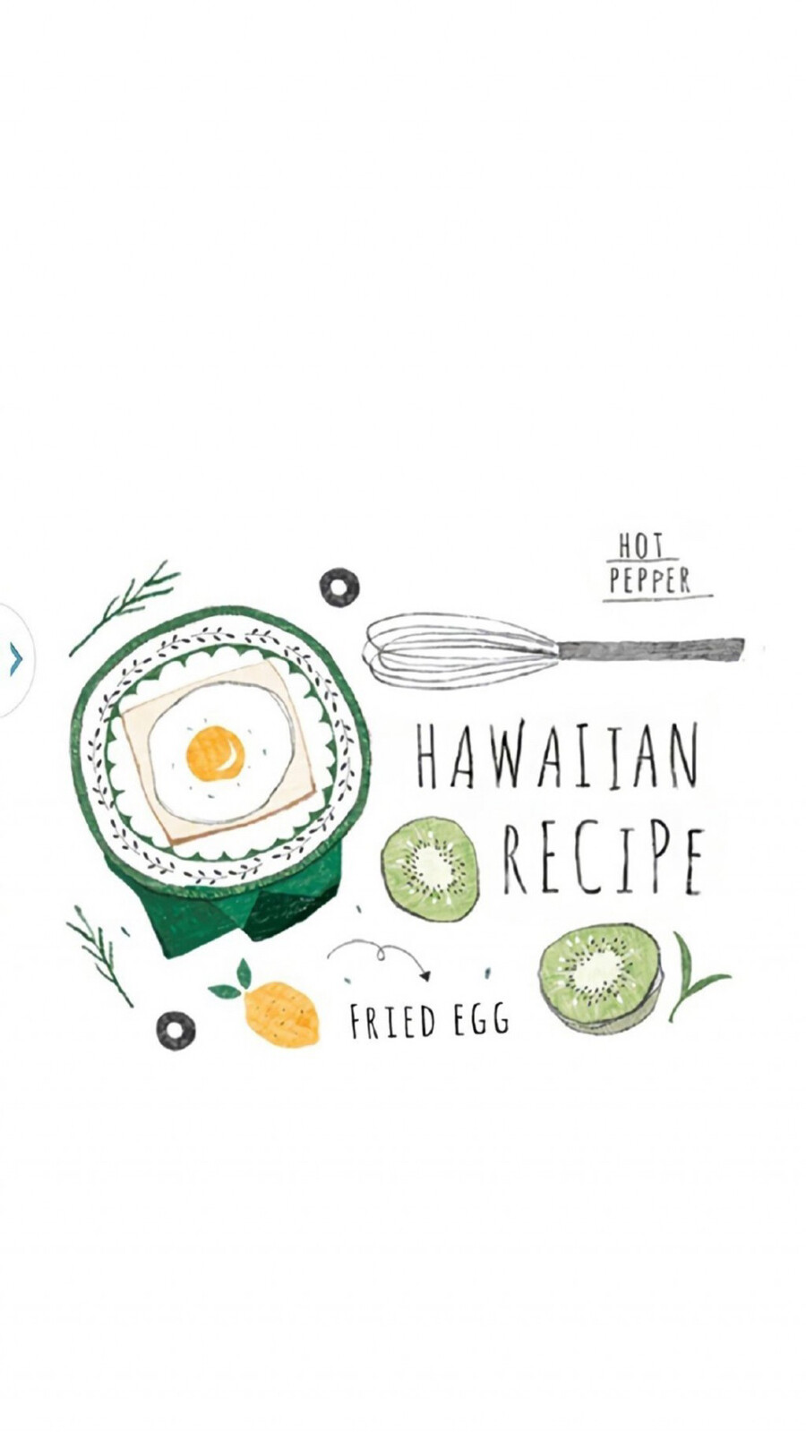 清新简约插画手绘