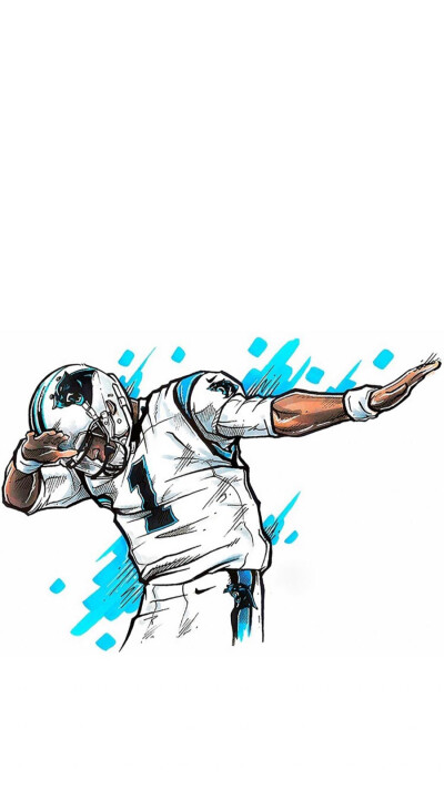 NBA篮球创意手绘插画高清手机壁纸