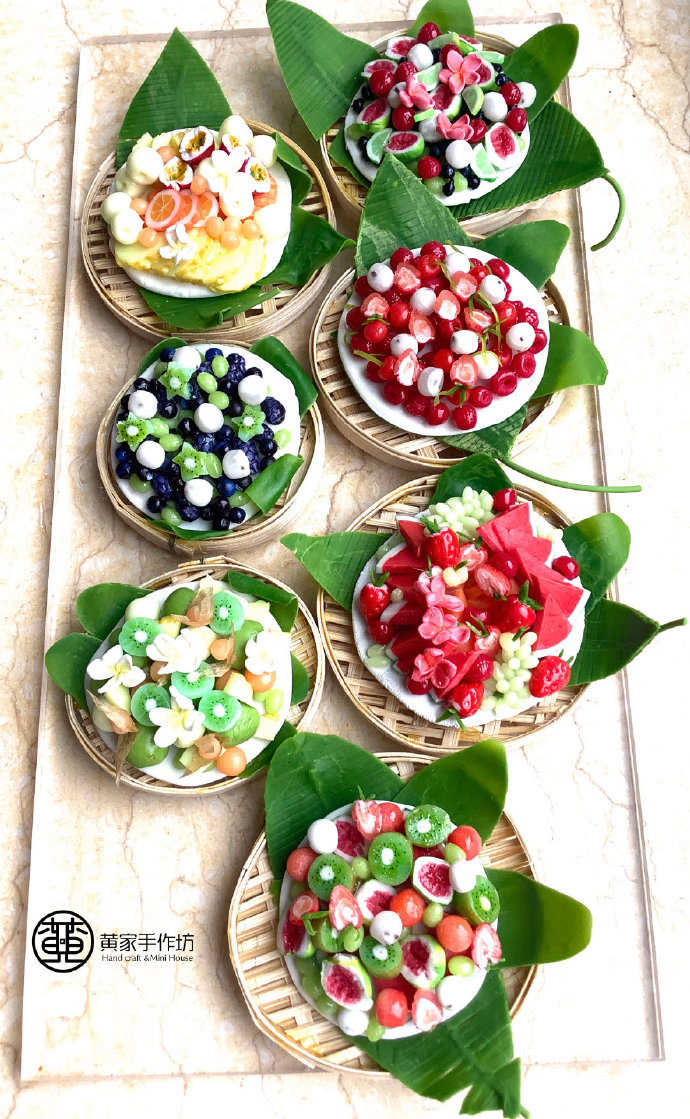 【黄家手作坊】黏土缤纷水果