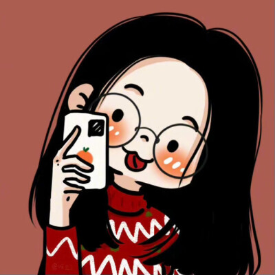 可爱女生简笔画头像
画师：呀豆丁 ​​​