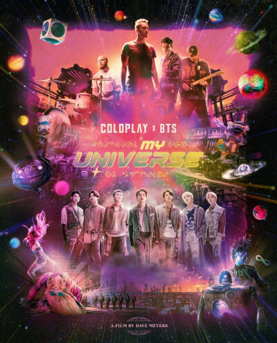 防弹少年团BTS
官方更新My Universe 首映预告照