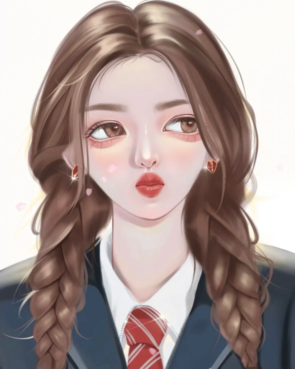 堆糖一婉（优质手绘头像）
不知原作 取之网络 侵权删并致歉。