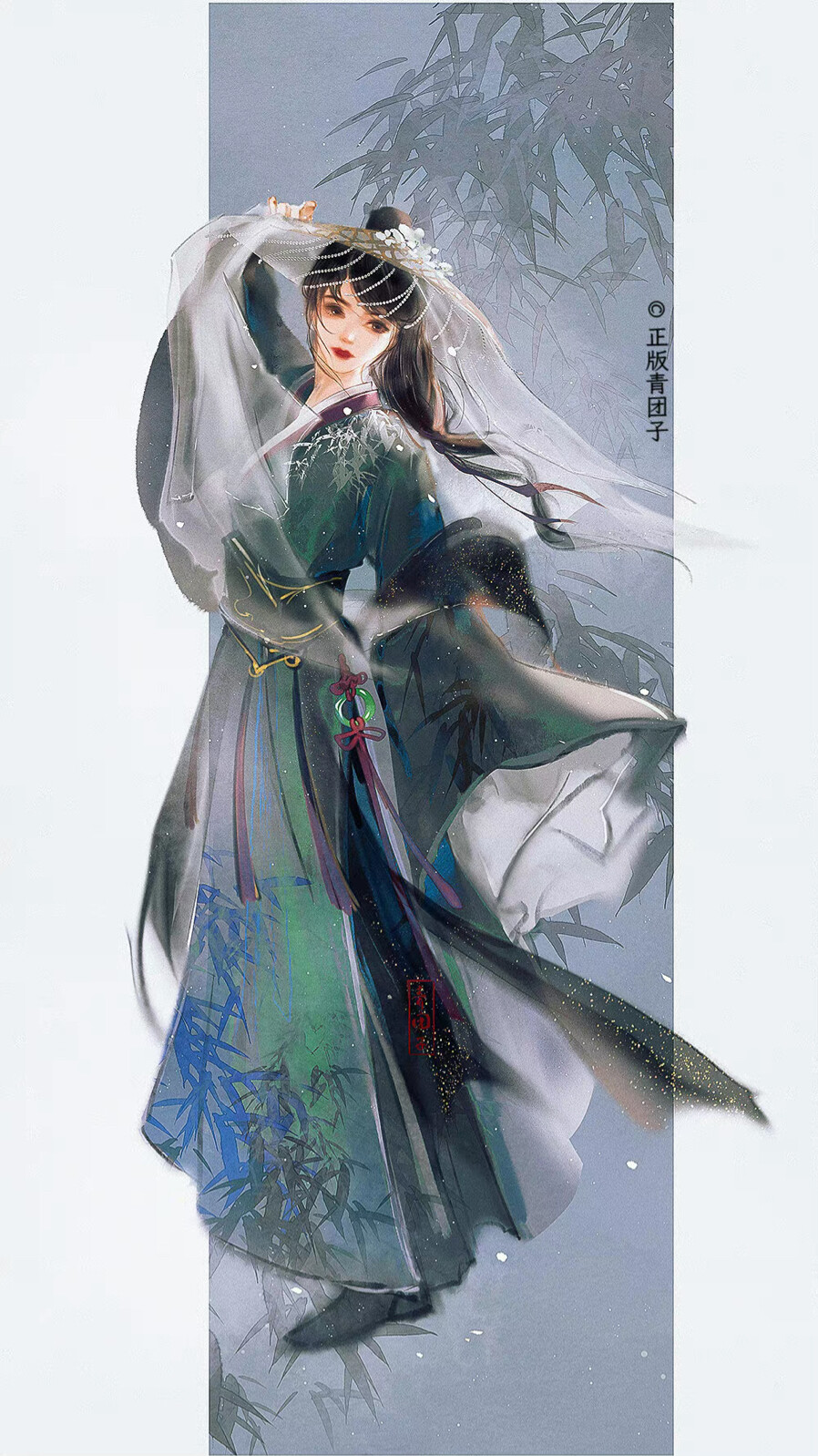 ✦ 有美人兮，如沐春风
cr: 正版青团子