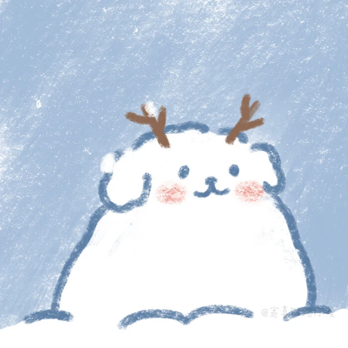 情侣头像可爱卡通手绘
猪兔狗羊雪人圣诞