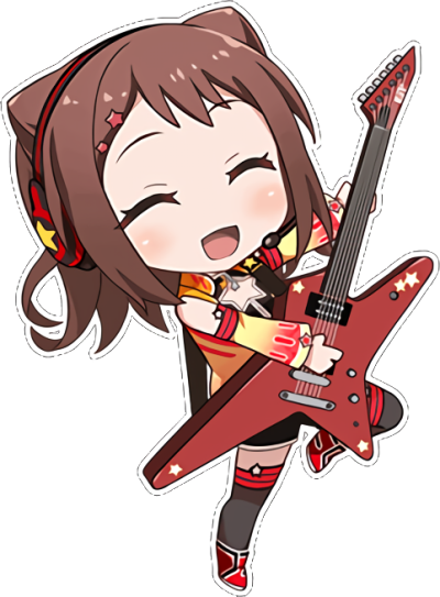 Poppin'Party——户山香澄 常驻Q版服装形象（LIVE成功）
〔★★★ 约定的糖果〕