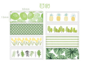 贴纸胶带，手账素材，免扣卡通，便签纸张，边框素材