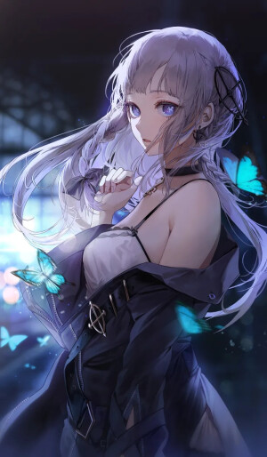 你认为白发好惹？