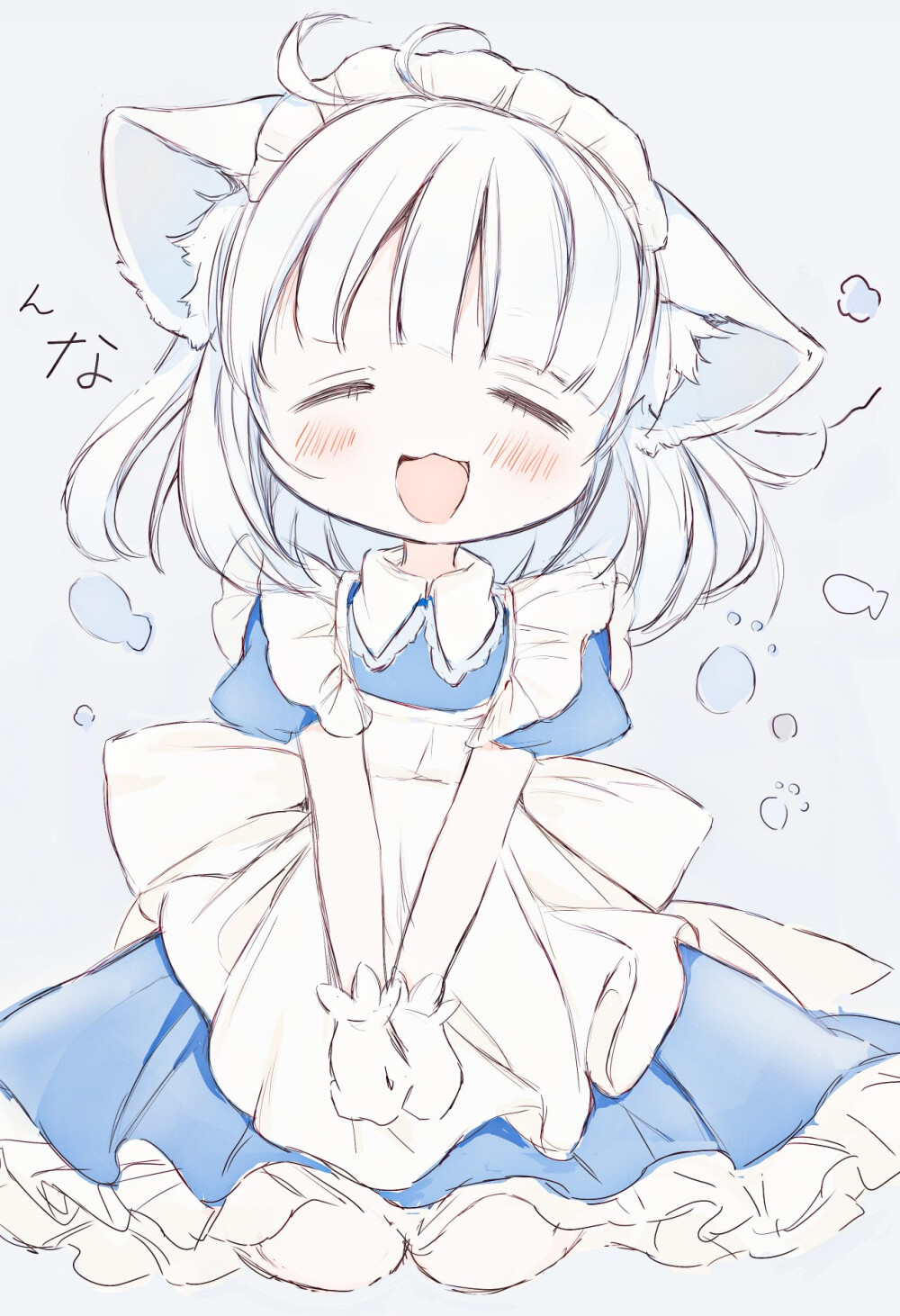 可爱少女插画日本动漫二次元漫画