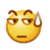 流汗黄豆emoji 表情包