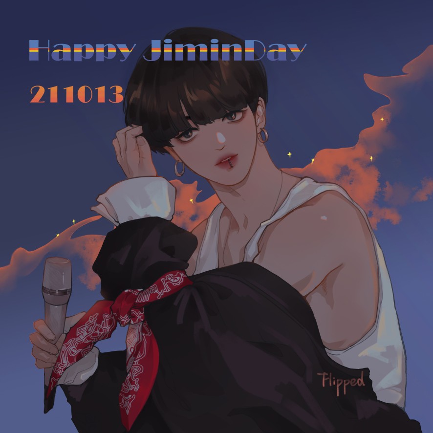 旻旻，生日快乐!(^O^)y
BTS 防弹少年团
朴智旻 jimin 饭绘