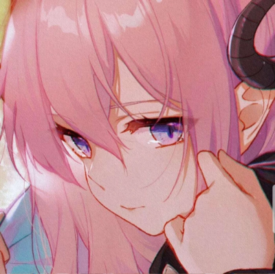 动漫女头 粉色