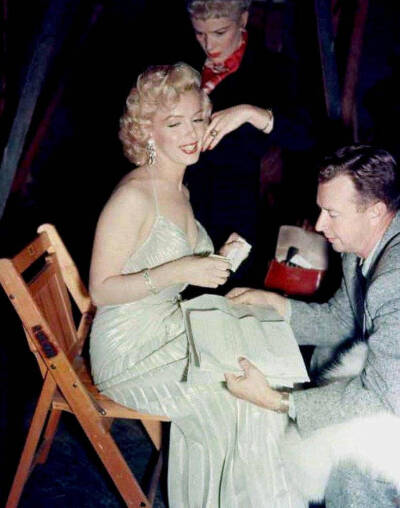 Marilyn Monroe at the Shrine Auditorium for a children’s benefit, 1953. ​​​