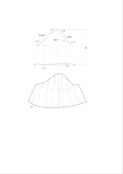 [cp]服装设计服装打板，服装结构图绘制
富怡CAD打板，可放码，排料。
支持1:1纸样邮寄，1:5pdf格式或图片 ​​​[/cp]