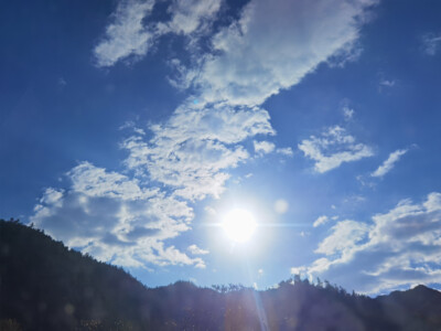 #依山傍水##晚霞#