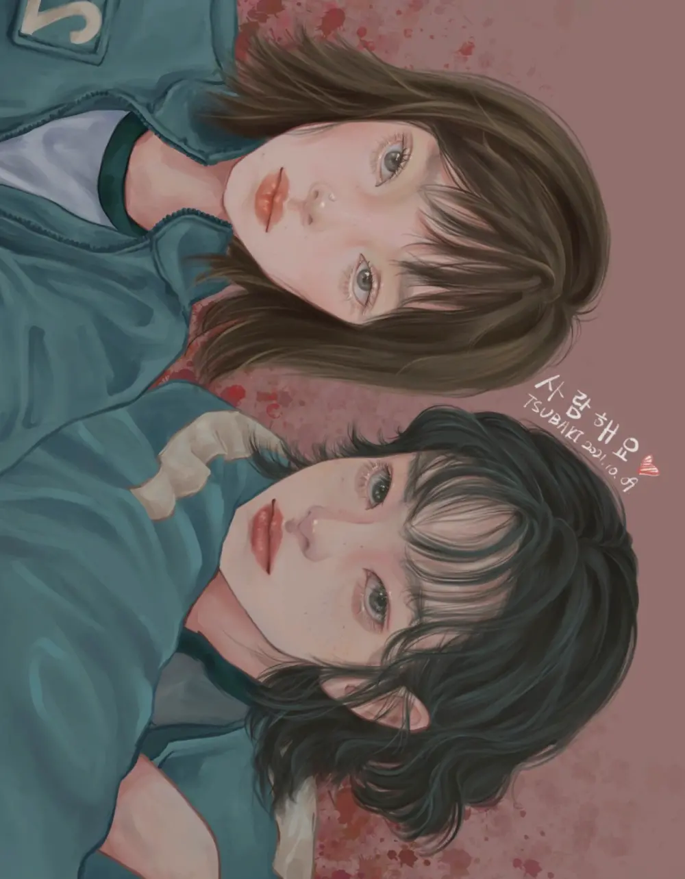 姜晓×智英
鱿鱼游戏