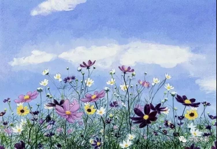日本画家ジュリ子的水彩作品