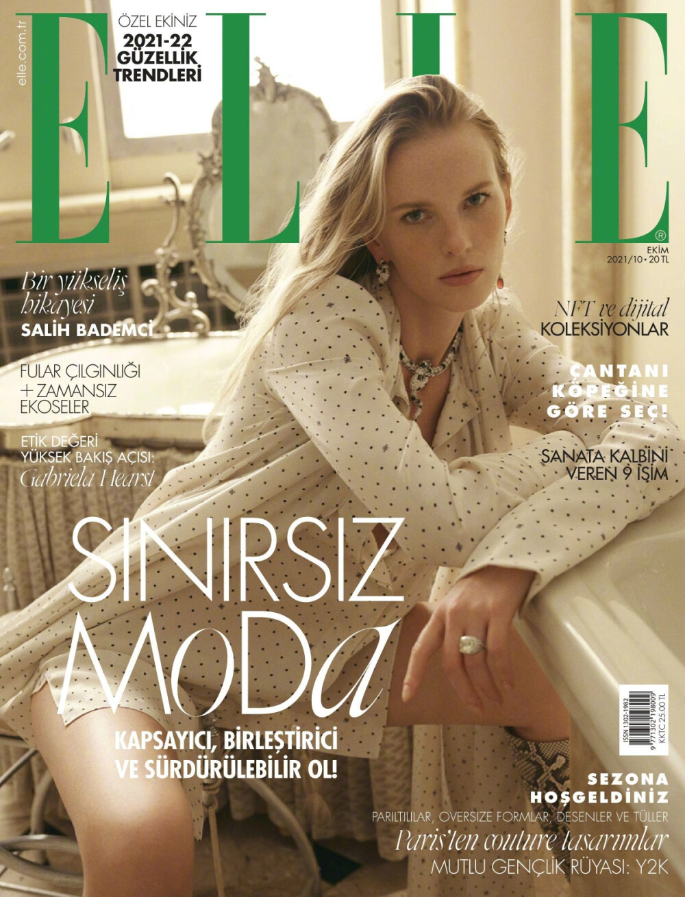 Elle Turkey October 2021 土耳其版ELLE
模特Anne Vyalitsyna
摄影: Emre Güven
[weibo@小象王国]