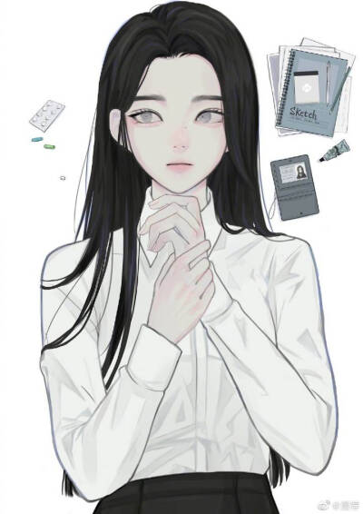 少女与少年 精致少女 动漫头像