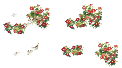 古风中式动物免抠素材PNG