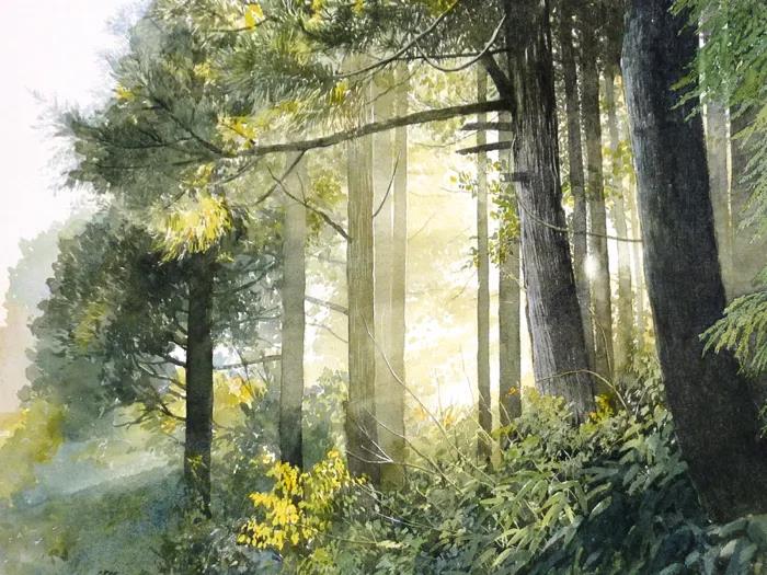 日本的水彩画家--Abe Toshiyuki阿部俊之